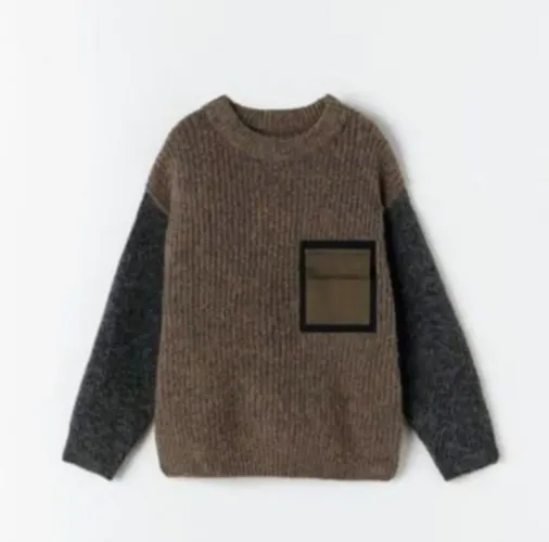 Suéter bicolor Zara Kids Tam - 8/9