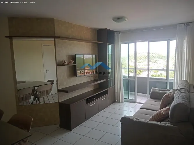 Apartamento para Locação em Natal, Ponta Negra, 3 dormitórios, 1 suíte, 3 banheiros, 2 vag