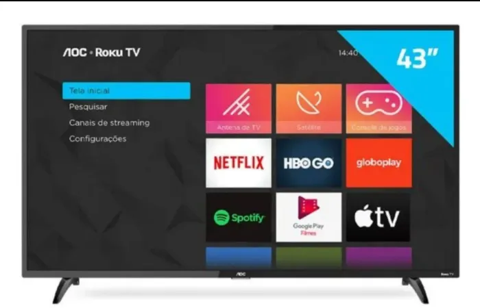 Tv AOC nova 43 polegadas 800