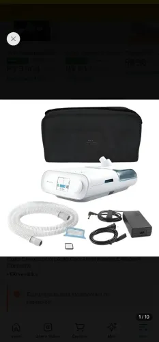 Cpap Dreamstation Auto Com Umidificador E Modem Completo