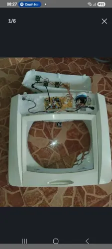 Painel e motor maquina GE 15 kilos 