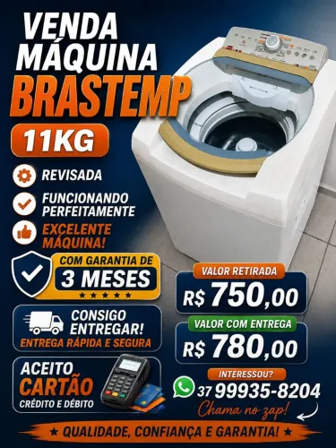 Vendo lavadora 11kg 