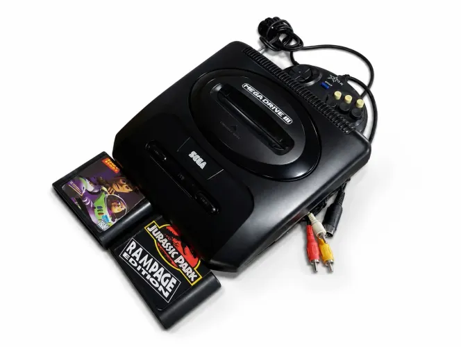 Sega Megadrive **IMPECÁVEL**+ 1 controle + 2 Jogos ***LIGAR E JOGAR***