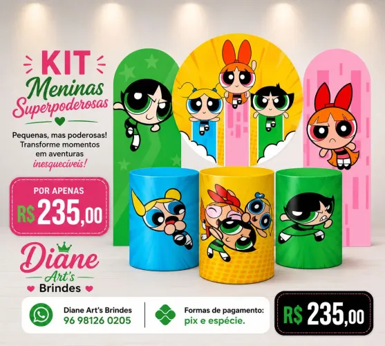 Sublimações para decorações! Cores vivas e excelente material! Diversos temas.