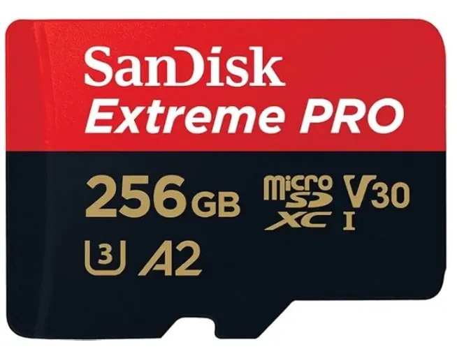 Cartão De Memória Sandisk Sdsqxcd-256g-gn6ma Extreme Pro Com Adaptador Sd 256gb