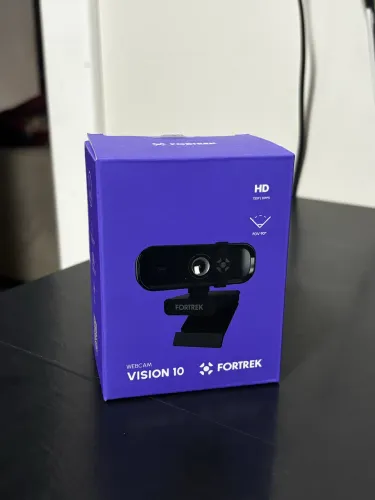 Webcam Fortrek Vision 10 HD 720p - Na Caixa (Pouco Uso)