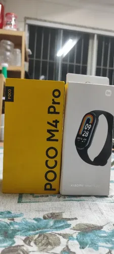 Celular Poco m4 Pro e Miband Xiaomi 8
