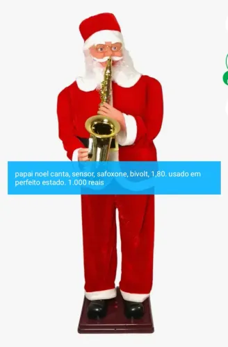 Papai noel bivolt 1,80