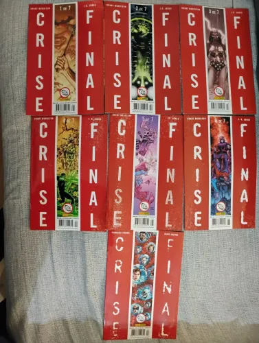 CRISE FINAL MINISSÉRIE COMPLETA - 7 EDIÇÕES (07/2009-01/2010) PANINI 