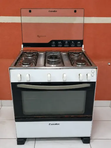 Fogão Esmaltec 5 Bocas com Forno - Faço Entrega