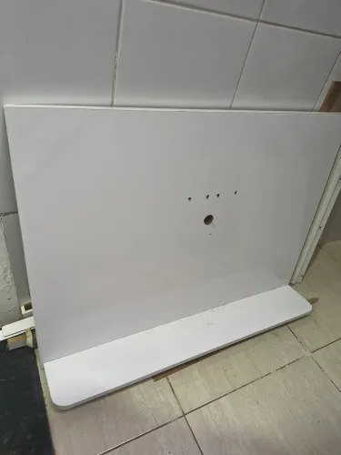 Painel de Tv branco MDF 