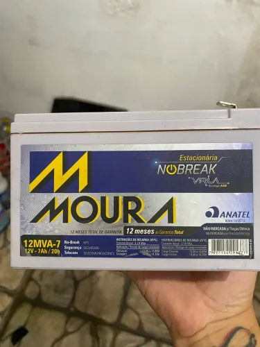Bateria Nobreak 12v 7ah Vrla Ups Segurança Alarme Central 7ah