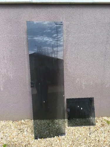 Porta de vidro 2,10m X 0,60m