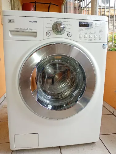 Lava e seca LG torm 8,5kg funcionando perfeitamente livre para testes com entrega ?