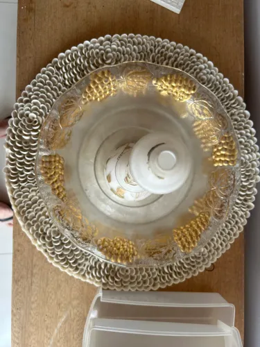 Peça de cristal antiga em perfeitas condições e super bonita