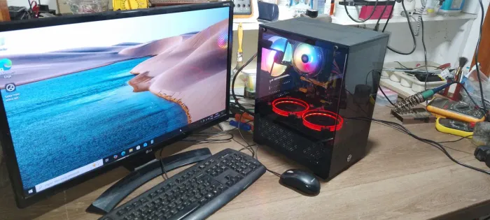 CPU Amd a6 6400 placa video intgr. Gab Aqua novo, fonte nova cooler novos, linda, Barbada