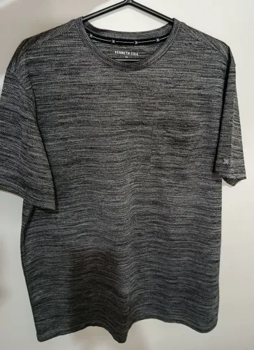 Camiseta Masculina Kenneth Cole Cinza Mesclada