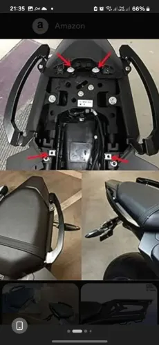 Alça pra passageiro MT/FZ 07