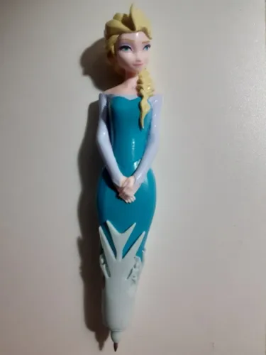 Caneta de tinta Disney - Estatueta da Rainha Elsa - Frozen