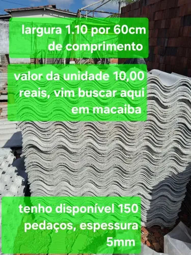Tenho 150 pedaços disponíveis, se tiver interesse deixar seu contato