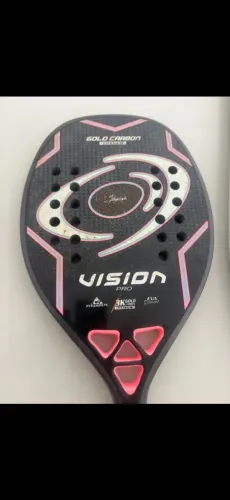 Raquete de beach tennis Vision Pro + capa Vision