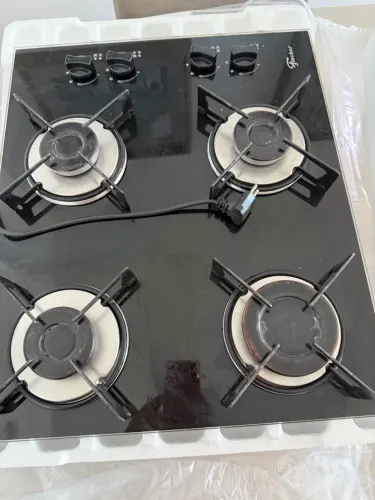 Fogão cooktop usado 220V com 4 bocas