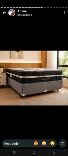 Cama queen com Pilão top