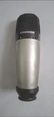 Microfone Samson C03 Condensador, Supercardioide, Omnidirecional, Bidirecional, (usado)