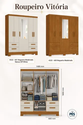 Guarda roupa Vitória 