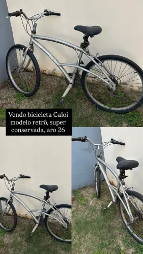 Bicicleta Caloi alumínio ?retrô?