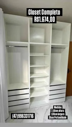Closet Modulado Completo 