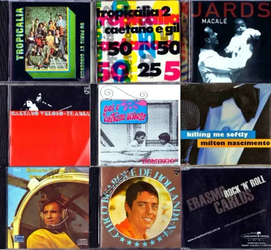 Coleção com 72 CDs de MPB - Muitos Raros e Antigos (Todos Originais)