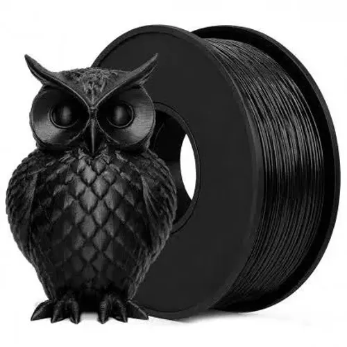 Filamento PLA Silk Preto 1kg 1.75mm Premium Alto Brilho impressora 3d bambulab kobrax