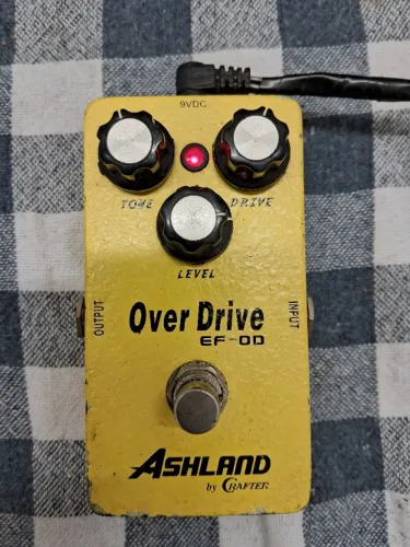 Pedal Guitarra Over Drive EF OD Ashland Crafter 100%