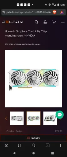 Rtx 3080 10gb branca peladn funcionando perfeitamente