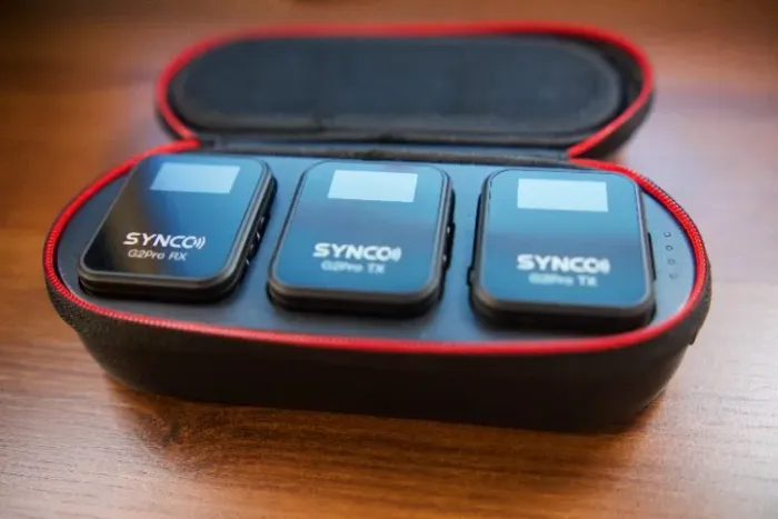Microfone Lapela Duplo Sem Fio Synco G2-a2 Pro