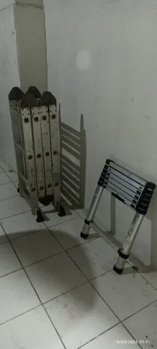 Escada Telescópica e Escada Articulada Gigante Cavalete (Leia a descricão)