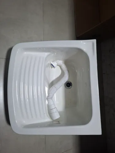 Tanque Fiori Cerâmica sem Coluna Branco