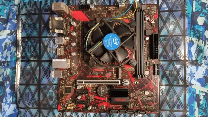 Kit processador i3 10100F, placa mãe ex-B460m-v5 asus, memória ram 16gb ddr4 2666mhz