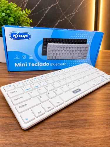 Mini teclado knup bluetooth Branco 25 an