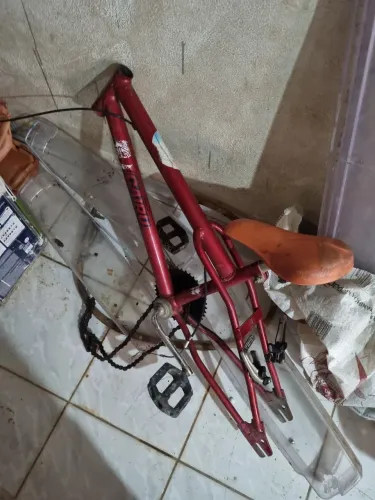 Quadro aro 20 reto Cairu com freio deore xt v break