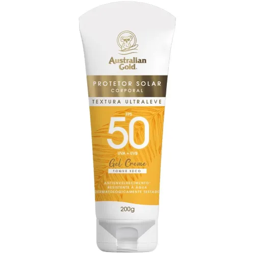 Protetor Solar Corporal Fps 50 Gel Creme Australian Gold