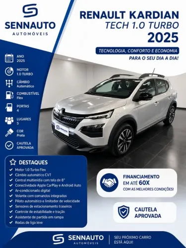 Renault Kardian Techno Flex 1.0 TB 12V 5P Aut. 2025