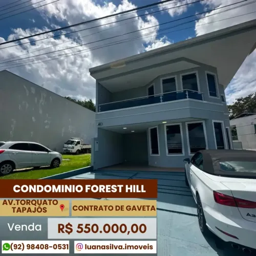FOREST HILL - Imóvel para venda com 3 quartos em Colônia Terra Nova - Manaus - AM