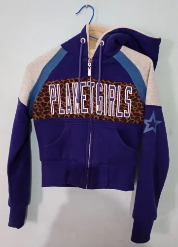 Blusa Planet Girls Vintage Y2K Dupla Face Original - Estado de Nova