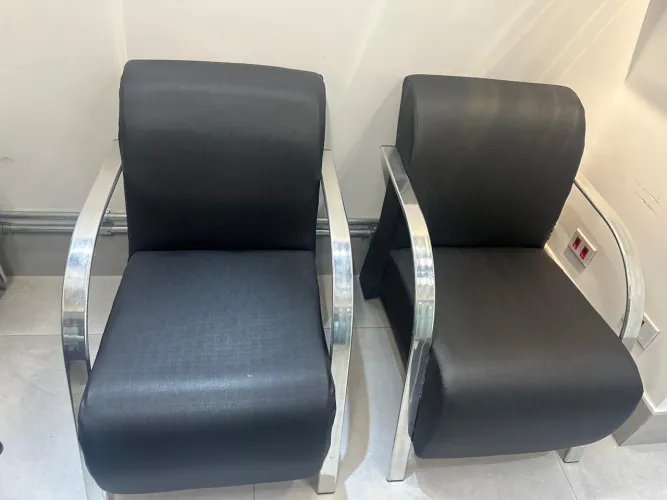 Poltronas para salão de cabelereiro 