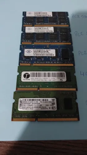 Memórias para notebook 