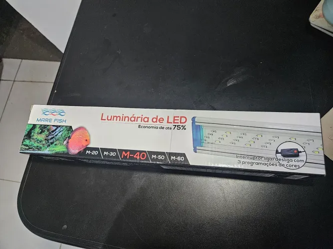 Luminária para aquário 