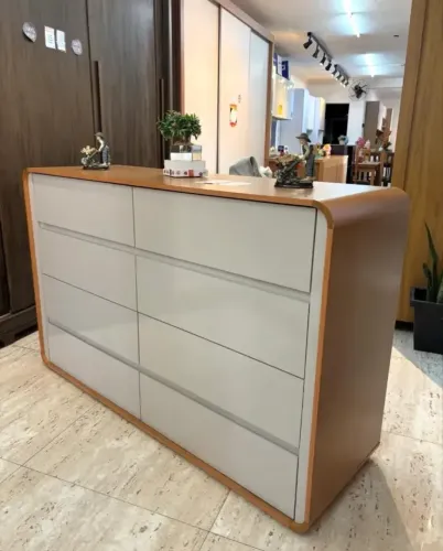 CÔMODA LOOP 8 GAVETAS MDF. PRONTA ENTREGA.
