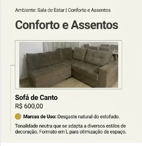 Sofá de canto